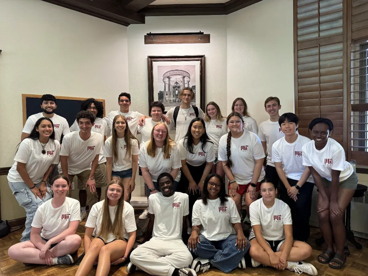 TASC students working together during a lab session at the University of Tulsa